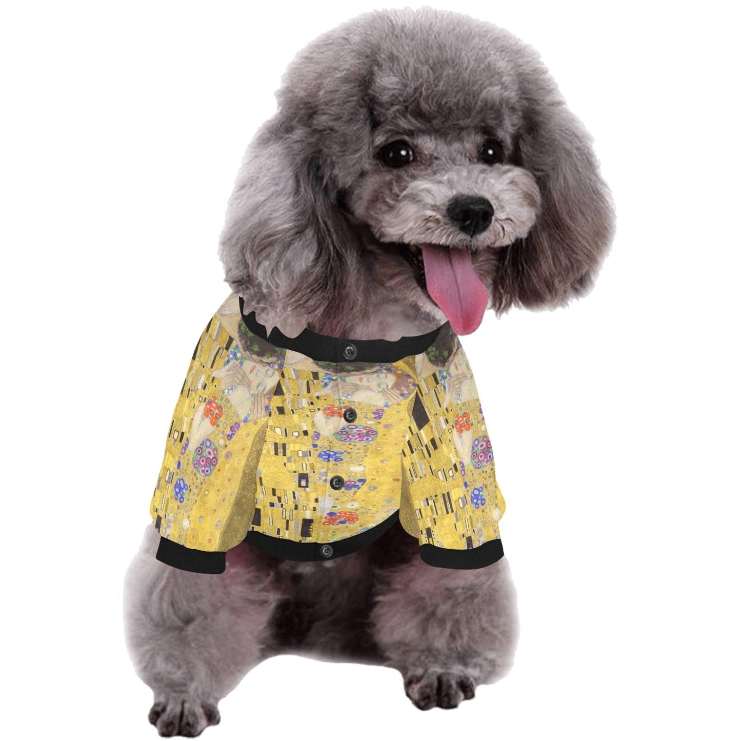 Pet Apparel Klimt The Kiss Round Neck Shirt for Daily Use main product image for dogs and cats