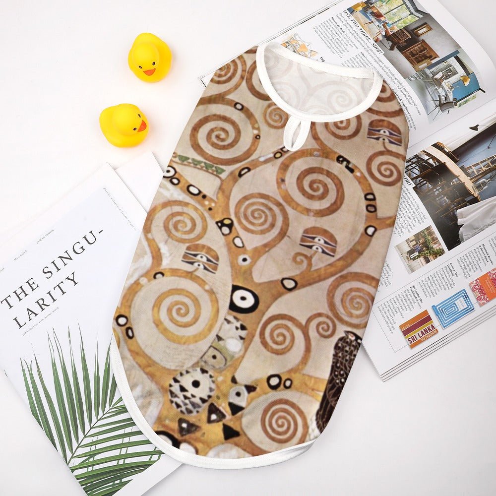 Pet Supply Klimt Tree of Life Stoclet Frieze Vest Essential - close up product image for pet supply