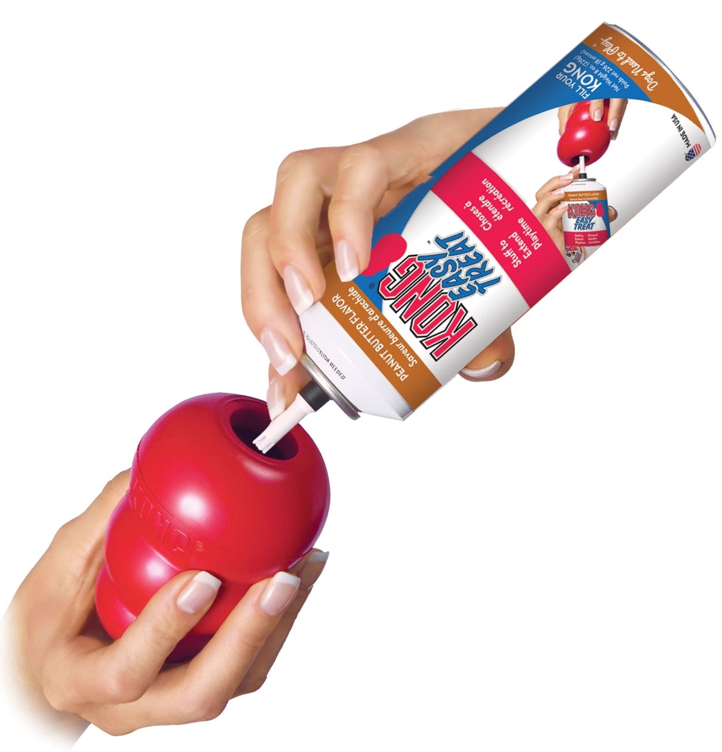 KONG Classic Dog Toy Durable Chew Dog Toy Durable Play - lifestyle view
