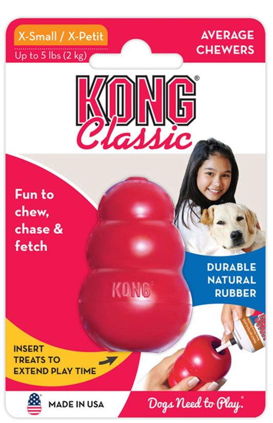 KONG Classic Dog Toy Durable Chew Dog Toy Durable Play - main product image