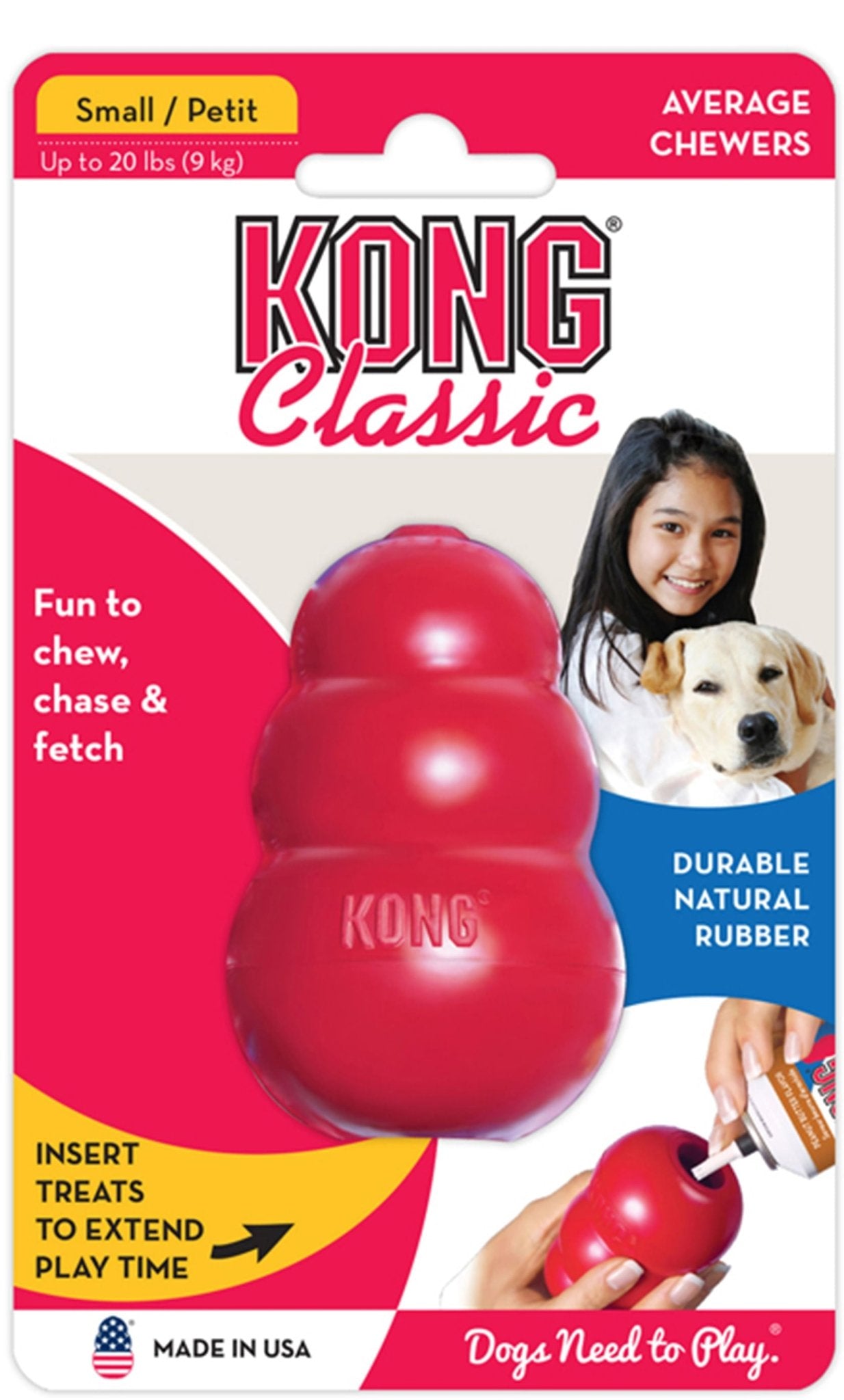 KONG Classic Dog Toy Durable Chew Dog Toy Durable Play - gallery image 8