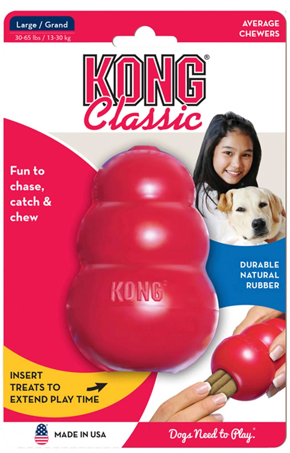 KONG Classic Dog Toy Durable Chew Dog Toy Durable Play - gallery image 11