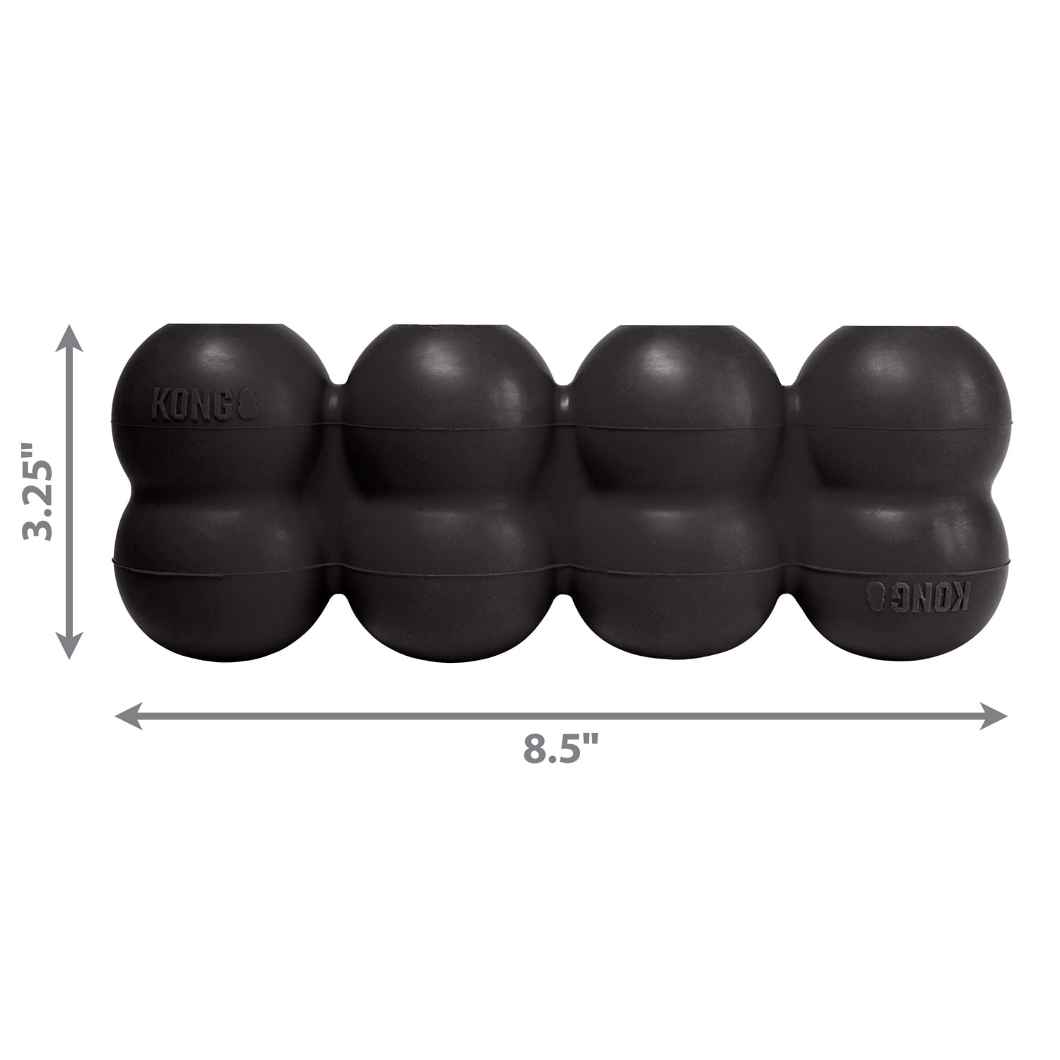 KONG Extreme Goodie Ribbon Dog Chew Toy Treat Dispensing Dog - lifestyle view