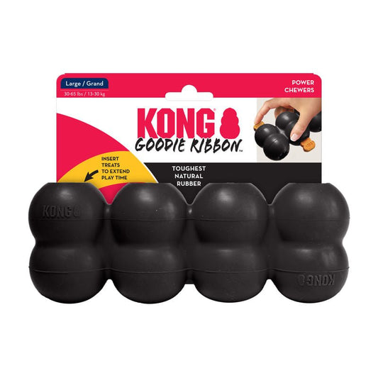 KONG Extreme Goodie Ribbon Dog Chew Toy Treat Dispensing Dog - main product image