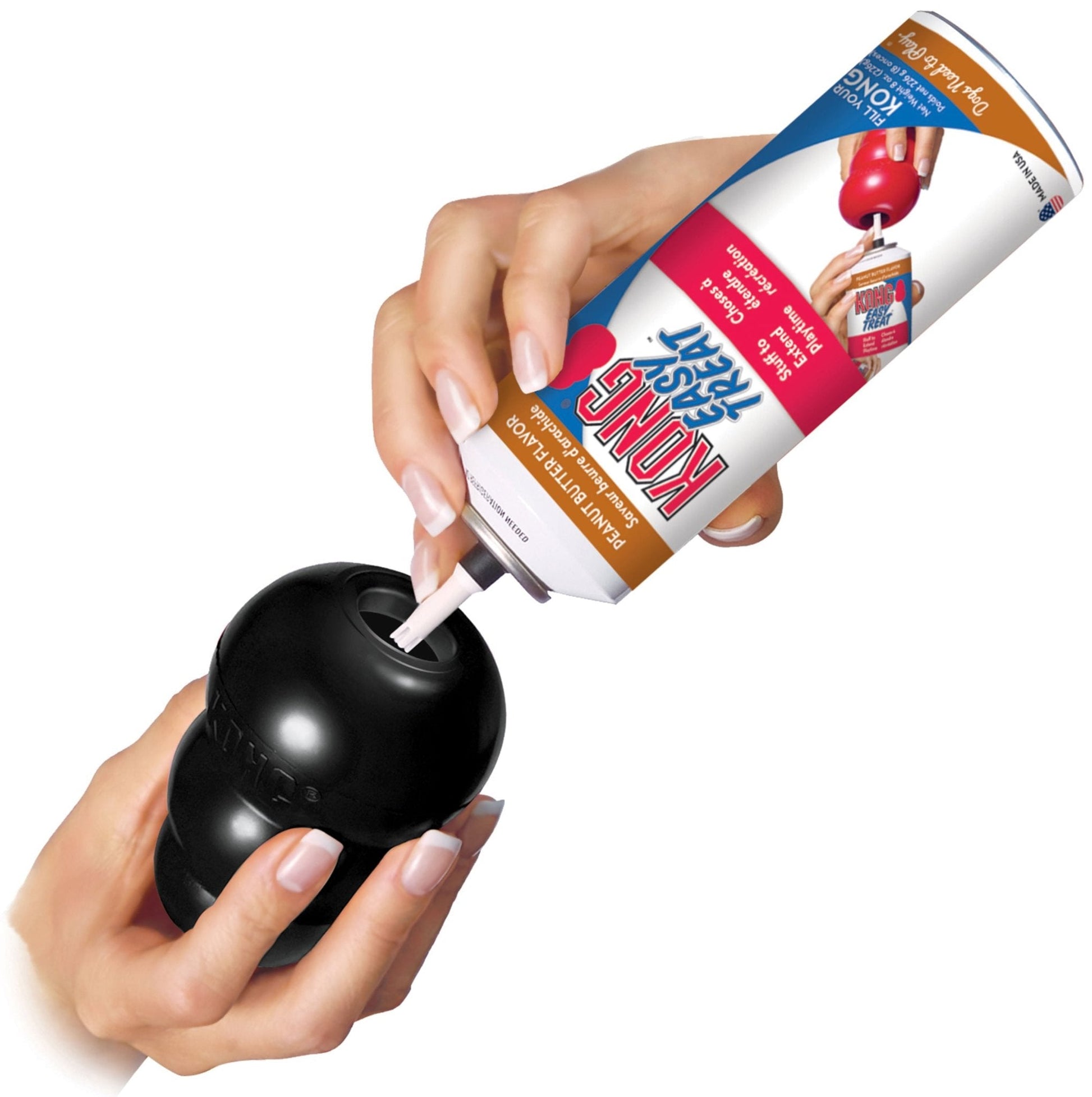 KONG Extreme Treat Stuffing Dog Toy For Power Chewers Treat - close up view