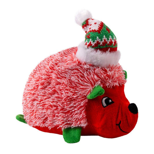KONG Holiday Comfort Plus Hedgehug Dog Toy With Squeaker Dog - main product image