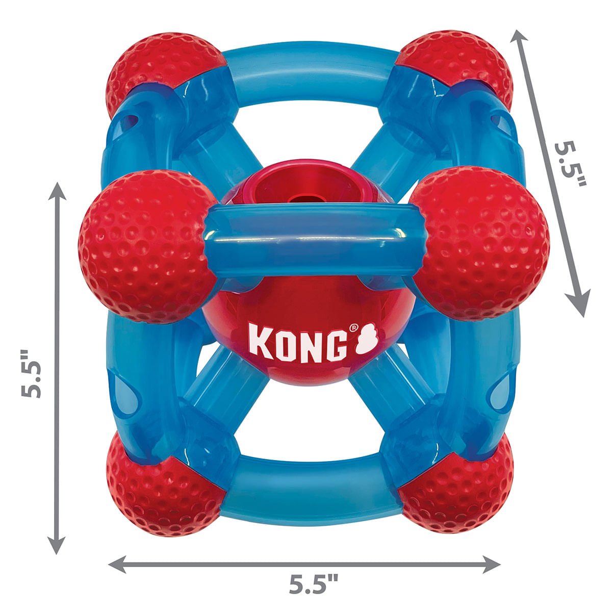 KONG Rewards Tinker Treat Dispensing Dog Toy Treat Dog Toy - lifestyle view