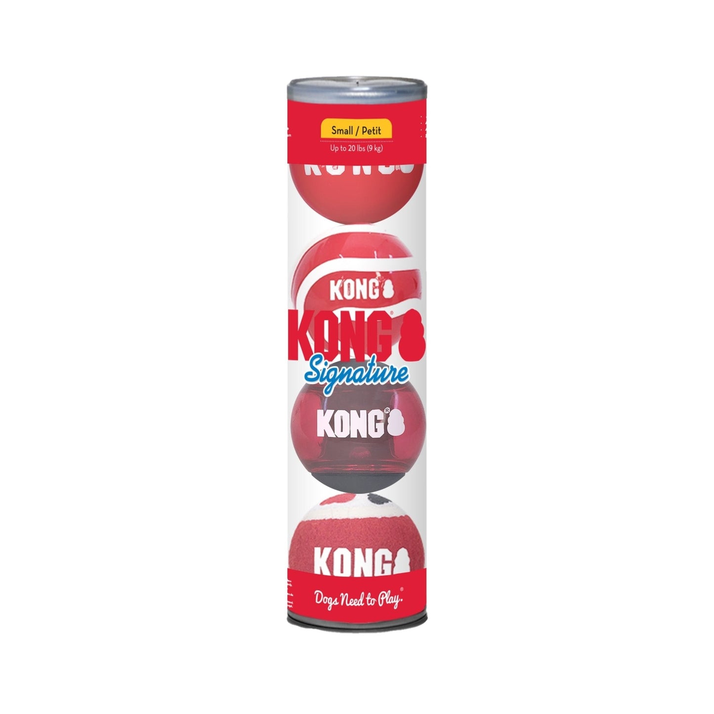 KONG Signature Fetch Dog Toy Balls Multi Pack Fetch Dog Toy - gallery image 8