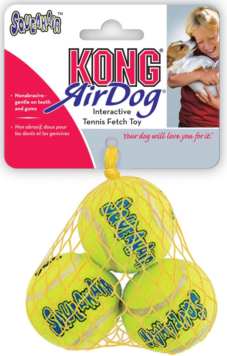 KONG SqueakAir� Ball Durable Squeaker Tennis Ball Dog Toy - main product image