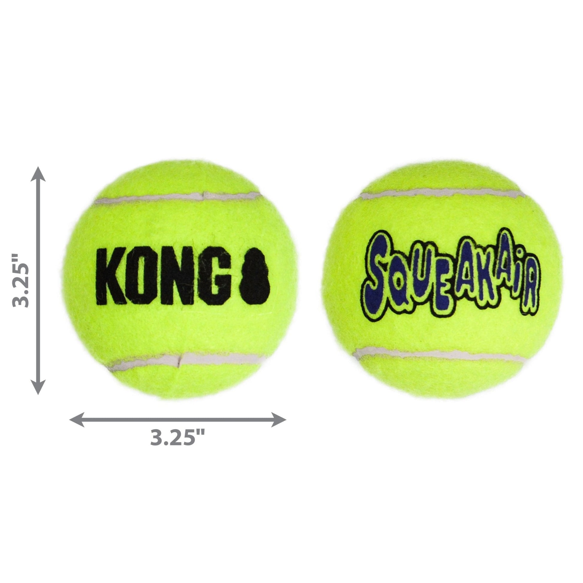 KONG SqueakAir� Ball Durable Squeaker Tennis Ball Dog Toy - gallery image 8