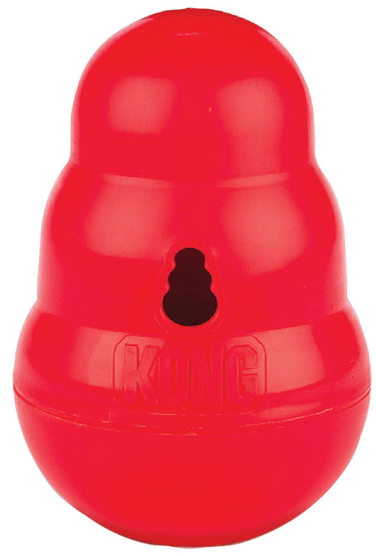 KONG Wobbler Dog Toy Treat Dispensing Dog Toy Durable Play - detail view