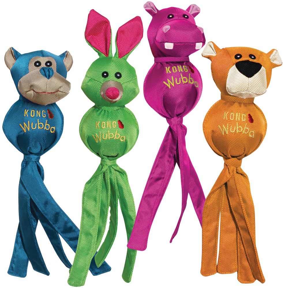 KONG Wubba Ballistic Friends Durable Squeaker Dog Toys Fetch - gallery image 6