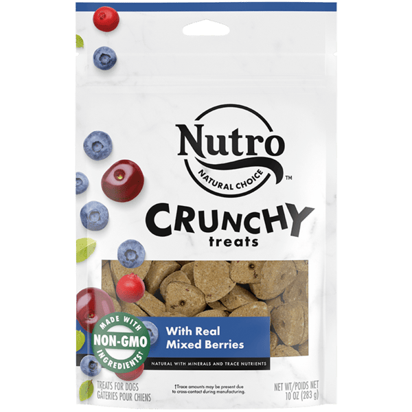 Nutro Crunchy Treat Mixed Berry Dog Treat 10Oz Dog Treats - main product image