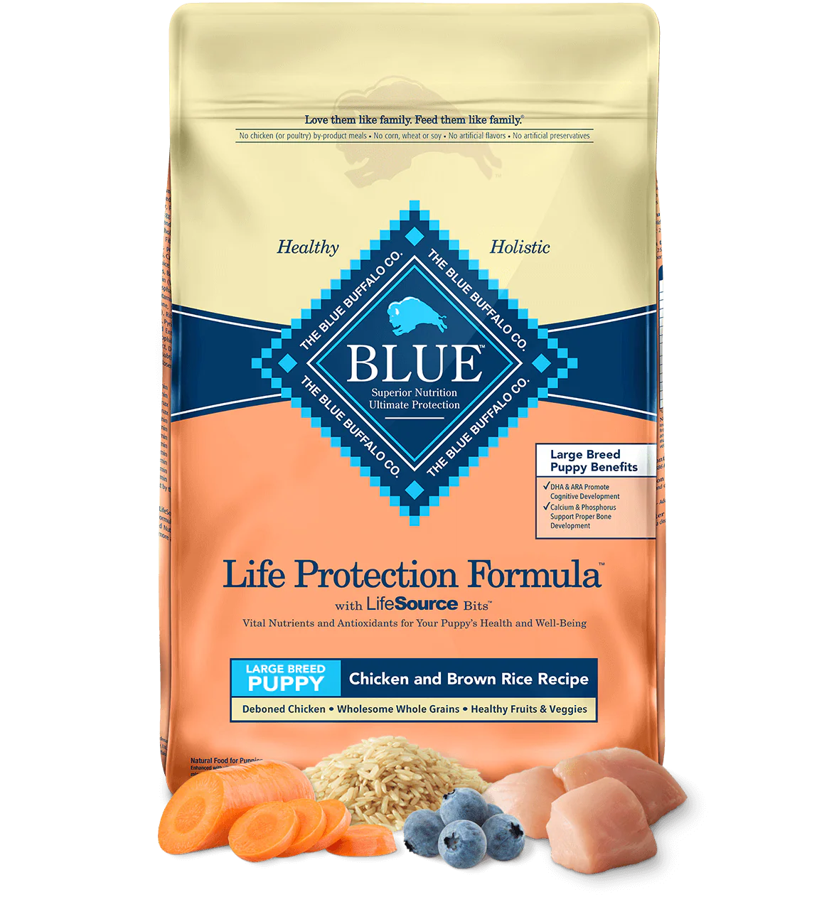 Blue Buffalo Life Protection Formula Large Breed Puppy Brown - main product image