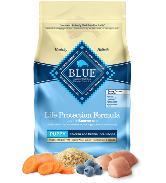 Blue Buffalo Puppy Chicken And Brown Rice Dry Dog Food Dry - main product image