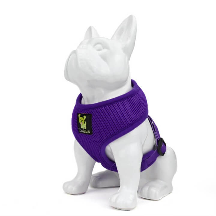 Dog Harness EcoBark Purple Harness Over-the-Head Soft Mesh - gallery product image for dog harness