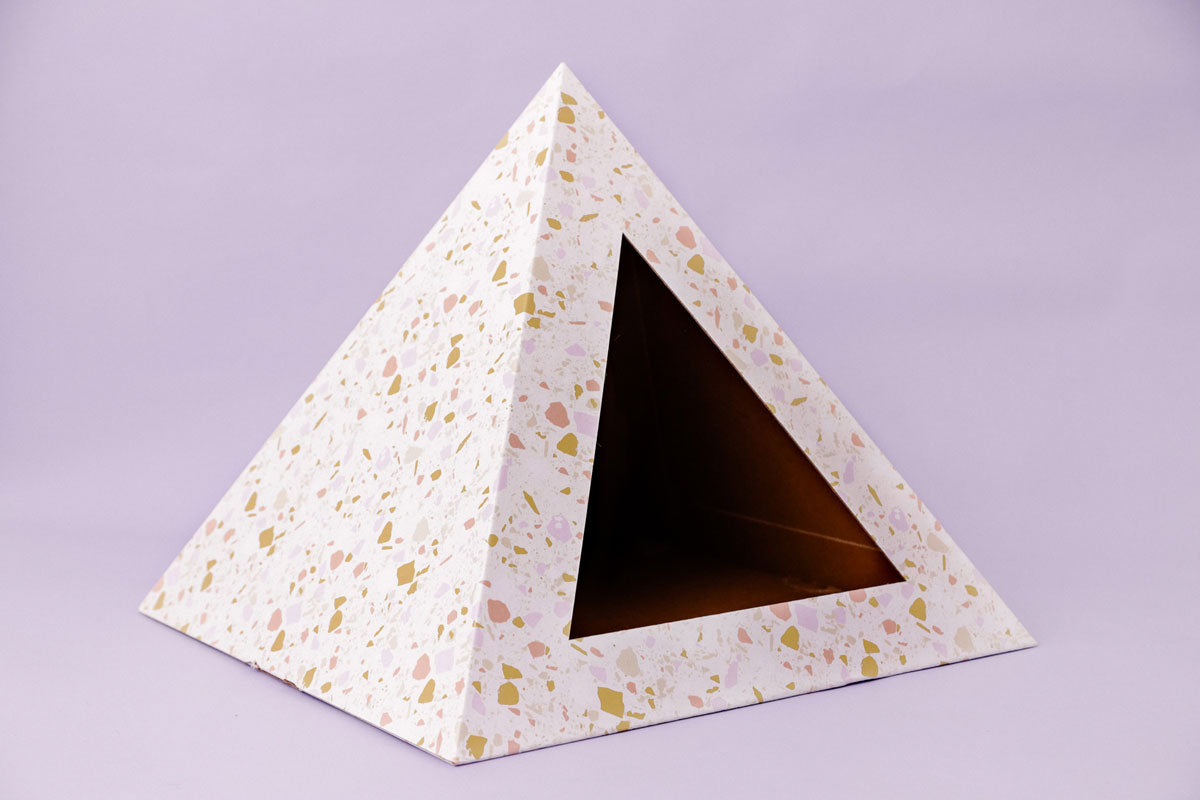 'Terrazzo' Cardboard Cat Pyramid - gallery image 5