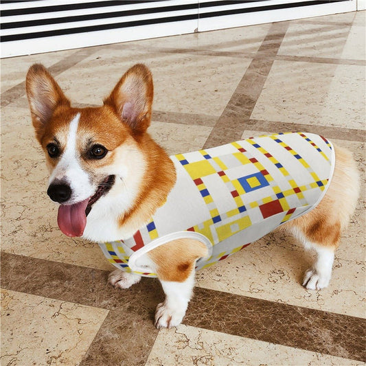 Pet Supply Mondrian Broadway Boogie Woogie Vest for Comfort - detail product image for pet supply