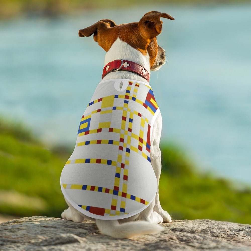 Pet Supply Mondrian Broadway Boogie Woogie Vest for Comfort - size and texture image for pet supply