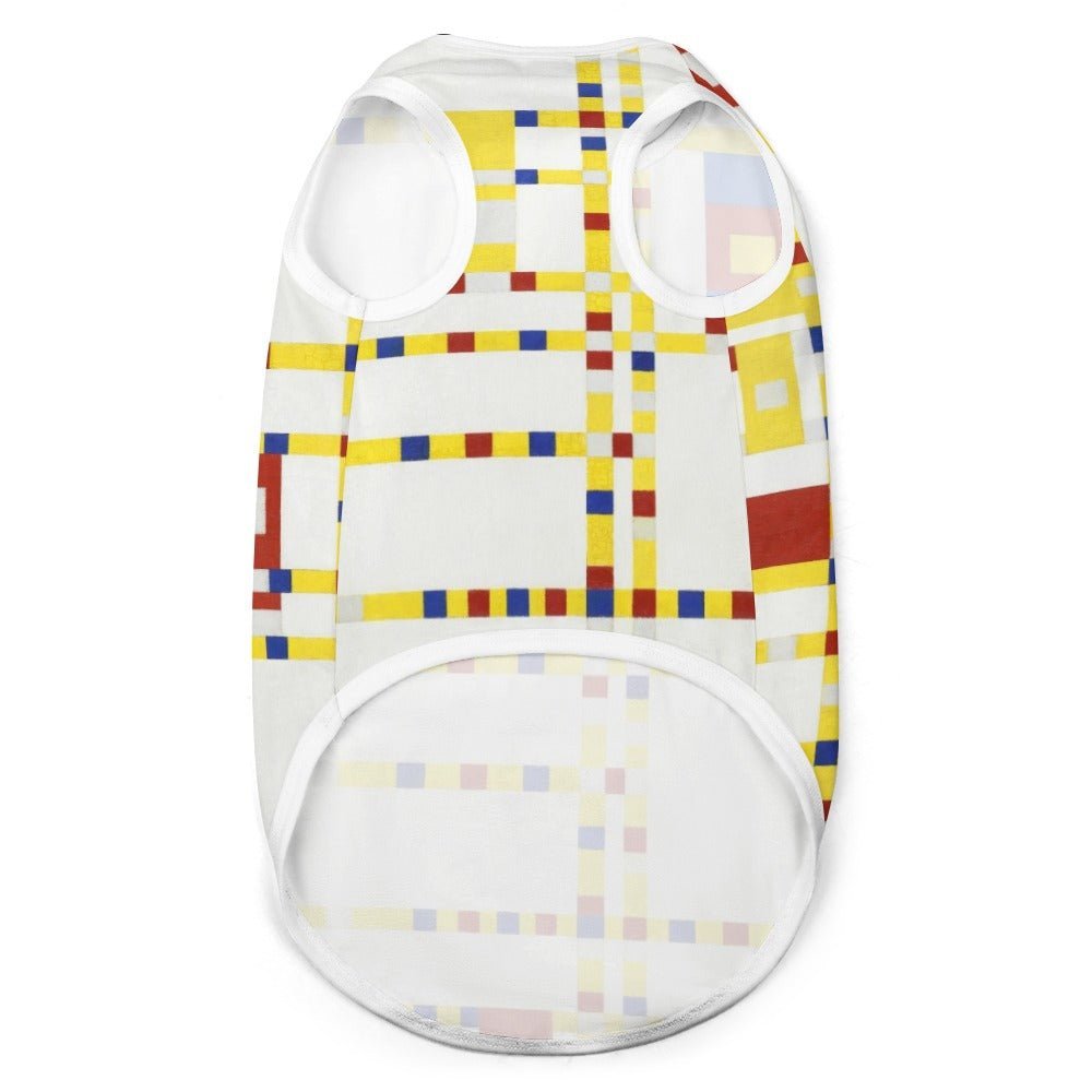Pet Supply Mondrian Broadway Boogie Woogie Vest for Comfort - lifestyle product image for pet supply