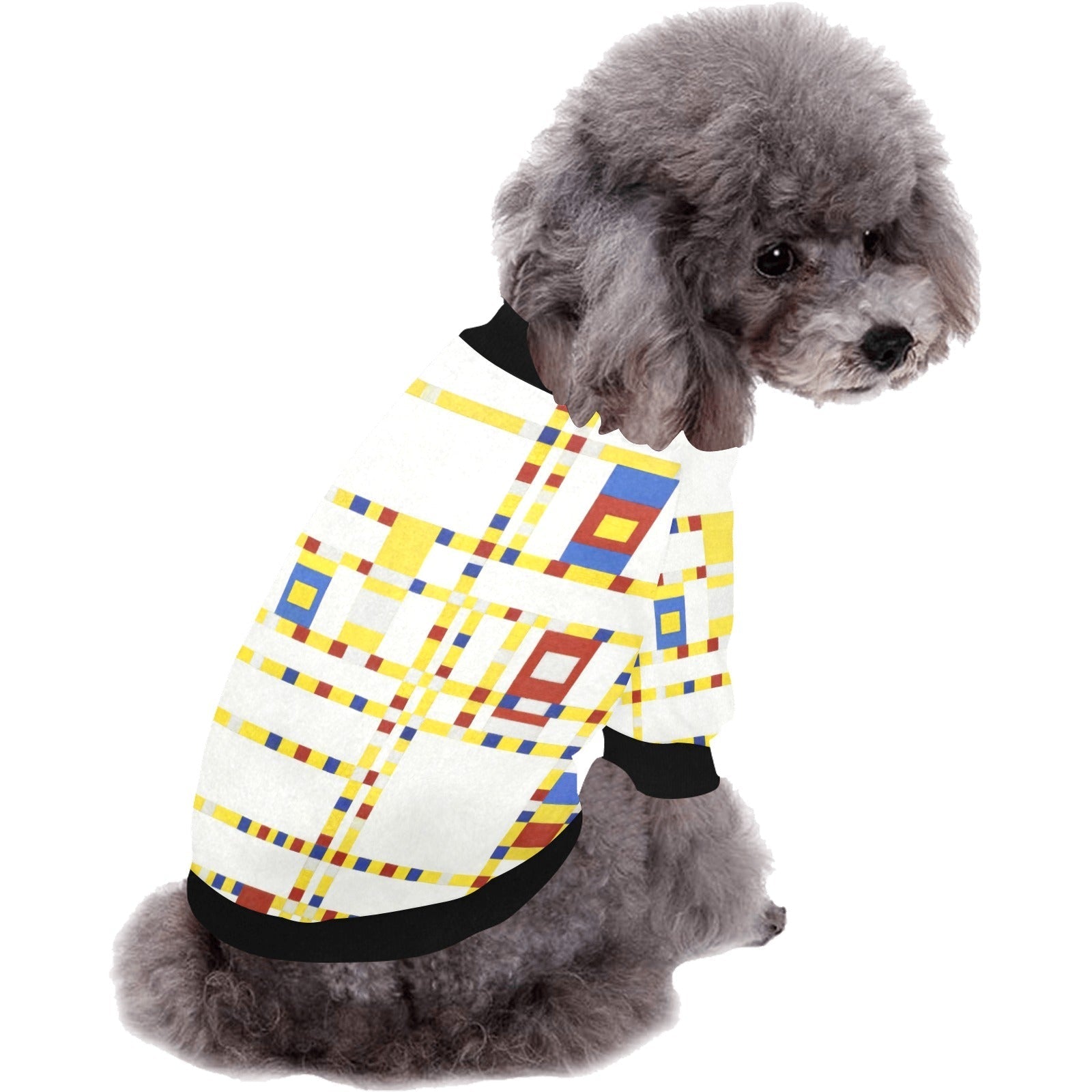Pet Apparel Mondrian Broadway Boogie Woogie Round Neck Shirt main product image for dogs and cats