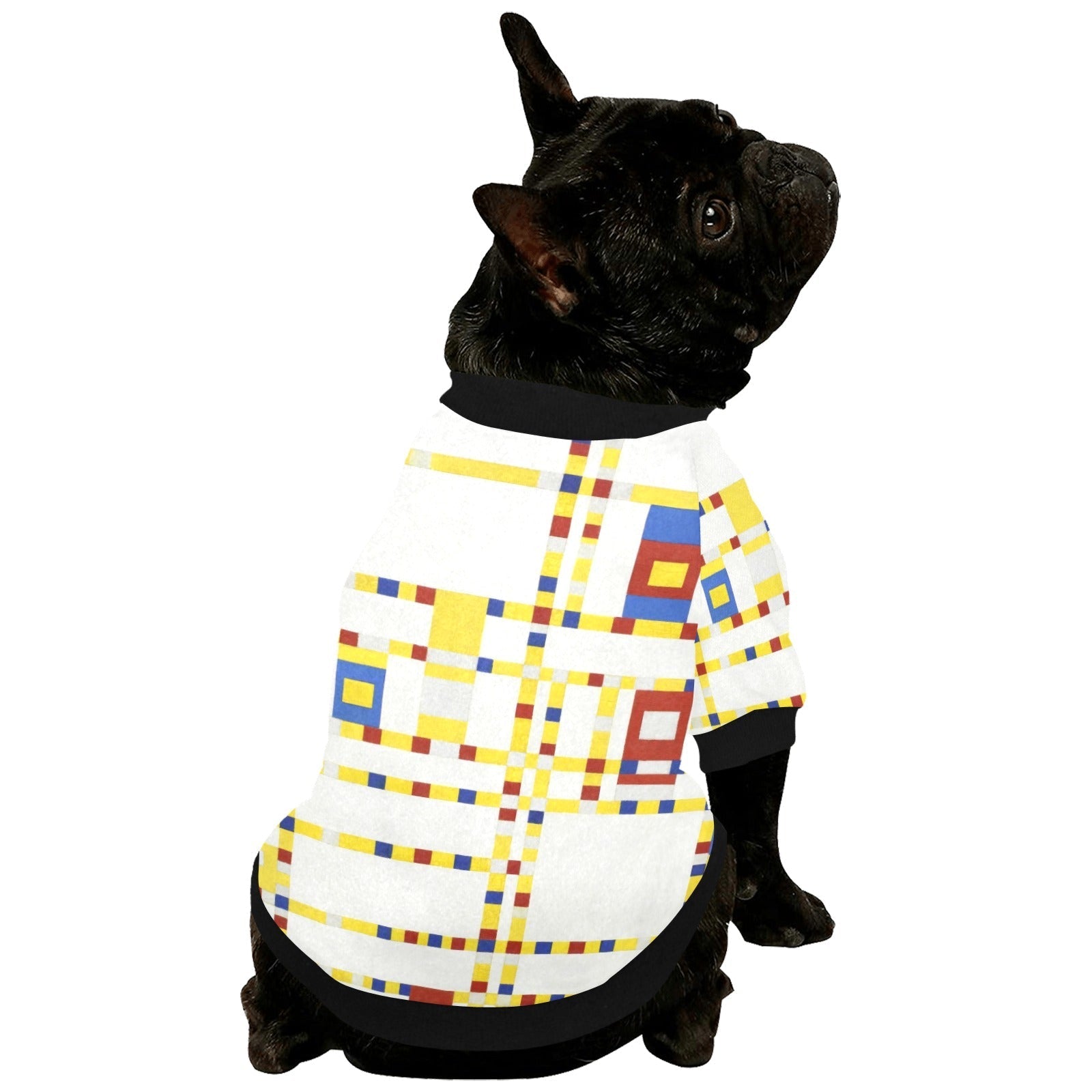 Pet Apparel Mondrian Broadway Boogie Woogie Round Neck Shirt main product image for dogs and cats