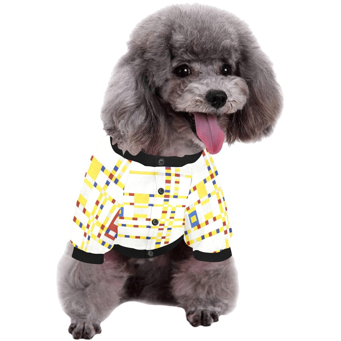 Pet Apparel Mondrian Broadway Boogie Woogie Round Neck Shirt main product image for dogs and cats