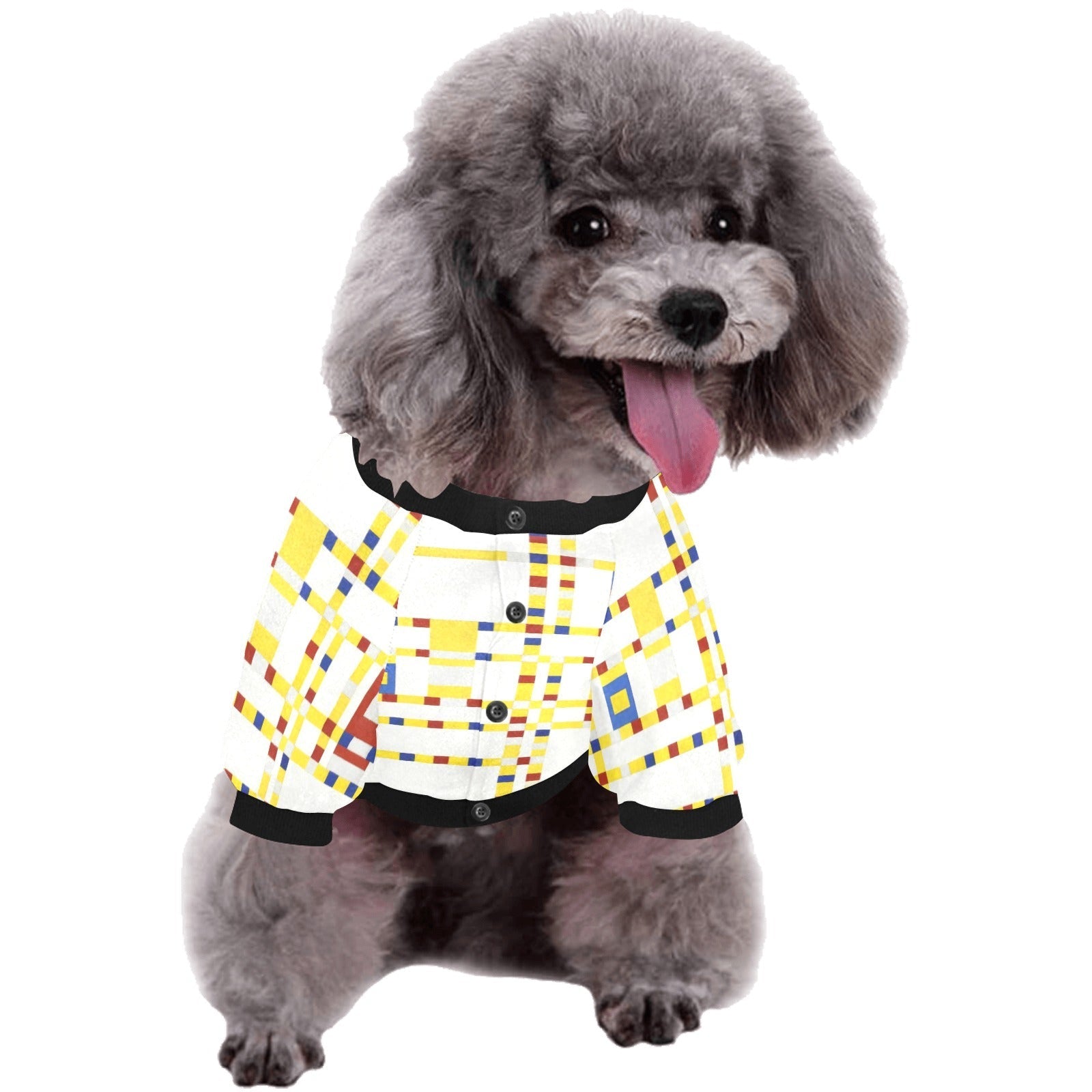 Pet Apparel Mondrian Broadway Boogie Woogie Round Neck Shirt main product image for dogs and cats