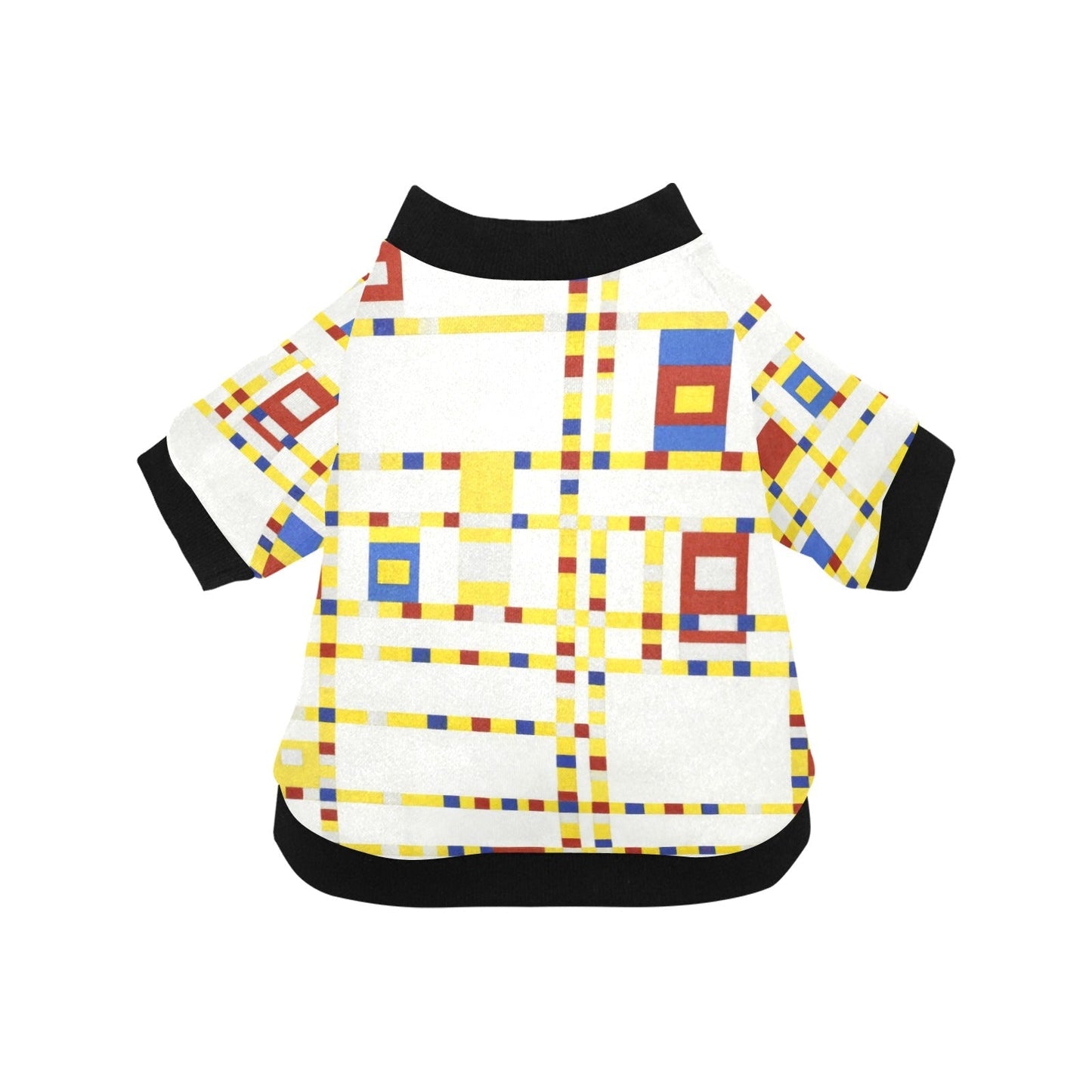 Pet Apparel Mondrian Broadway Boogie Woogie Round Neck Shirt main product image for dogs and cats