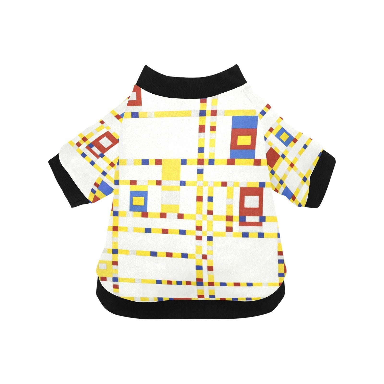 Pet Apparel Mondrian Broadway Boogie Woogie Round Neck Shirt main product image for dogs and cats