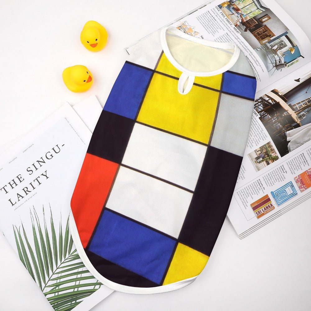 Pet Supply Mondrian Composition Vest for Daily Use l main product image for dogs and cats