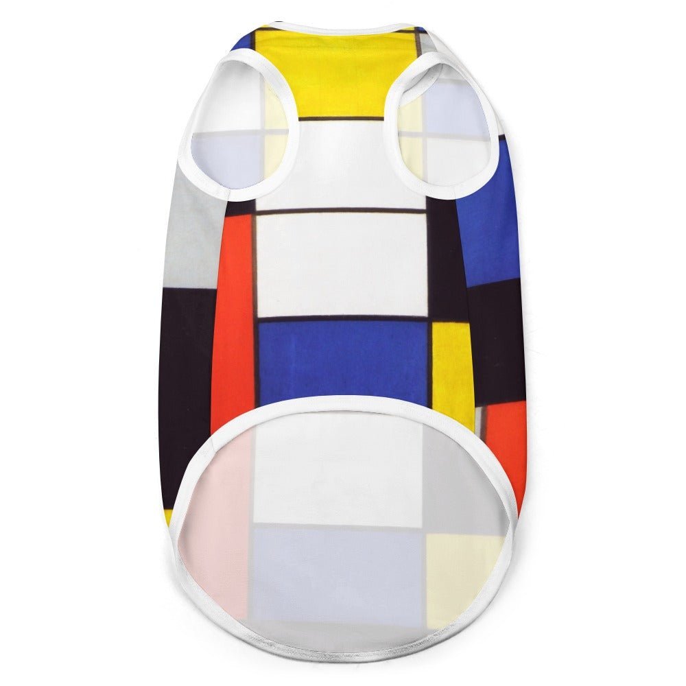 Pet Supply Mondrian Composition Vest for Daily Use l main product image for dogs and cats