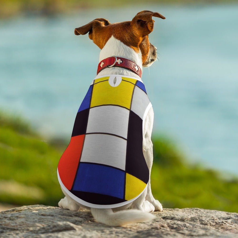 Pet Supply Mondrian Composition Vest for Daily Use l main product image for dogs and cats