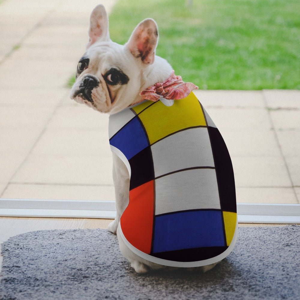 Pet Supply Mondrian Composition Vest for Daily Use l main product image for dogs and cats