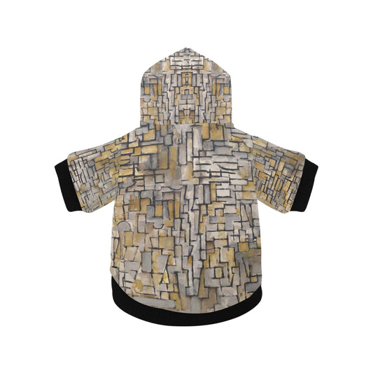 Pet Apparel Mondrian Tableau No Composition No VII Button main product image for dogs and cats