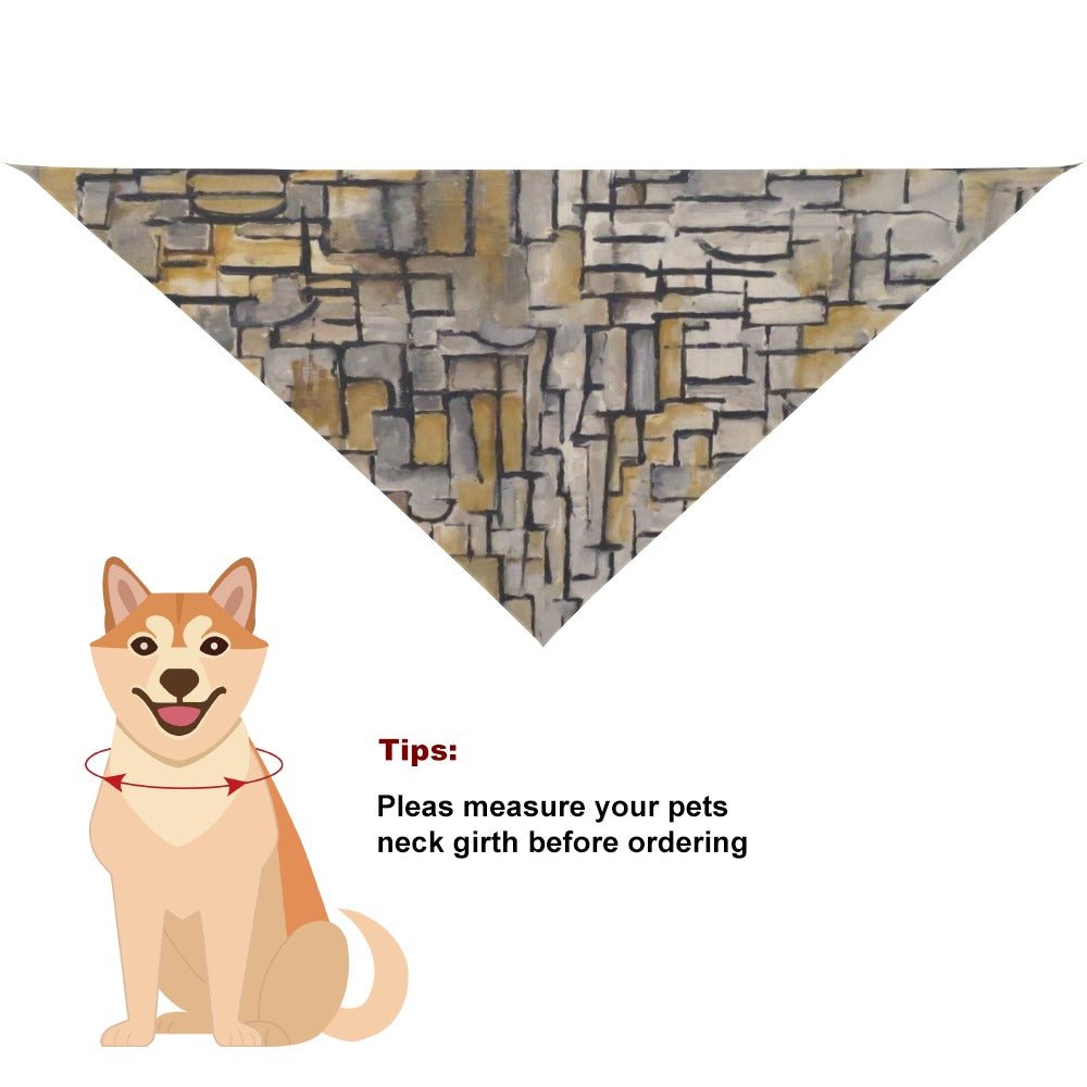 Pet Supply Mondrian Tableau No Composition No VII Scarf main product image for dogs and cats