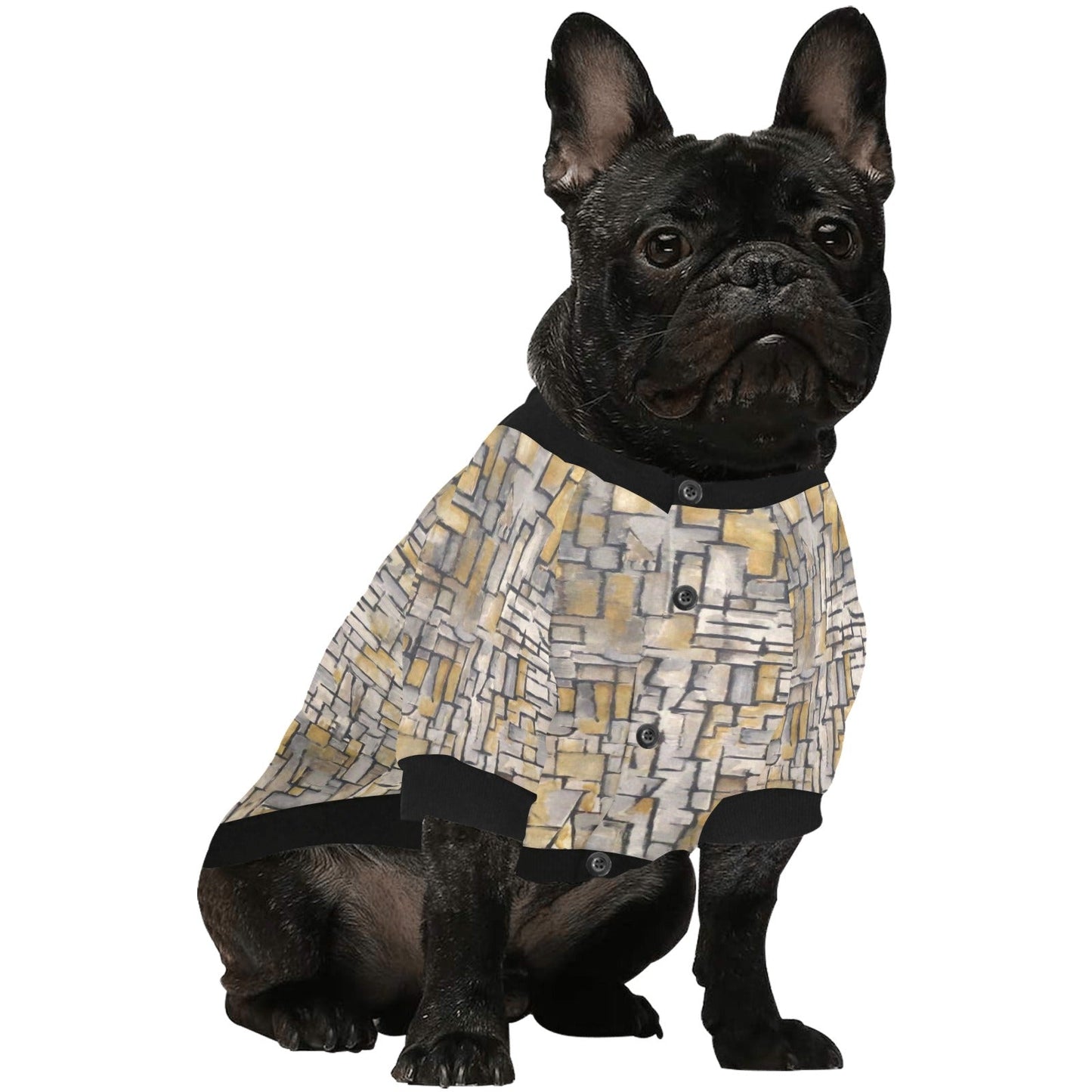 Pet Apparel Mondrian Tableau No Composition No VII Round main product image for dogs and cats