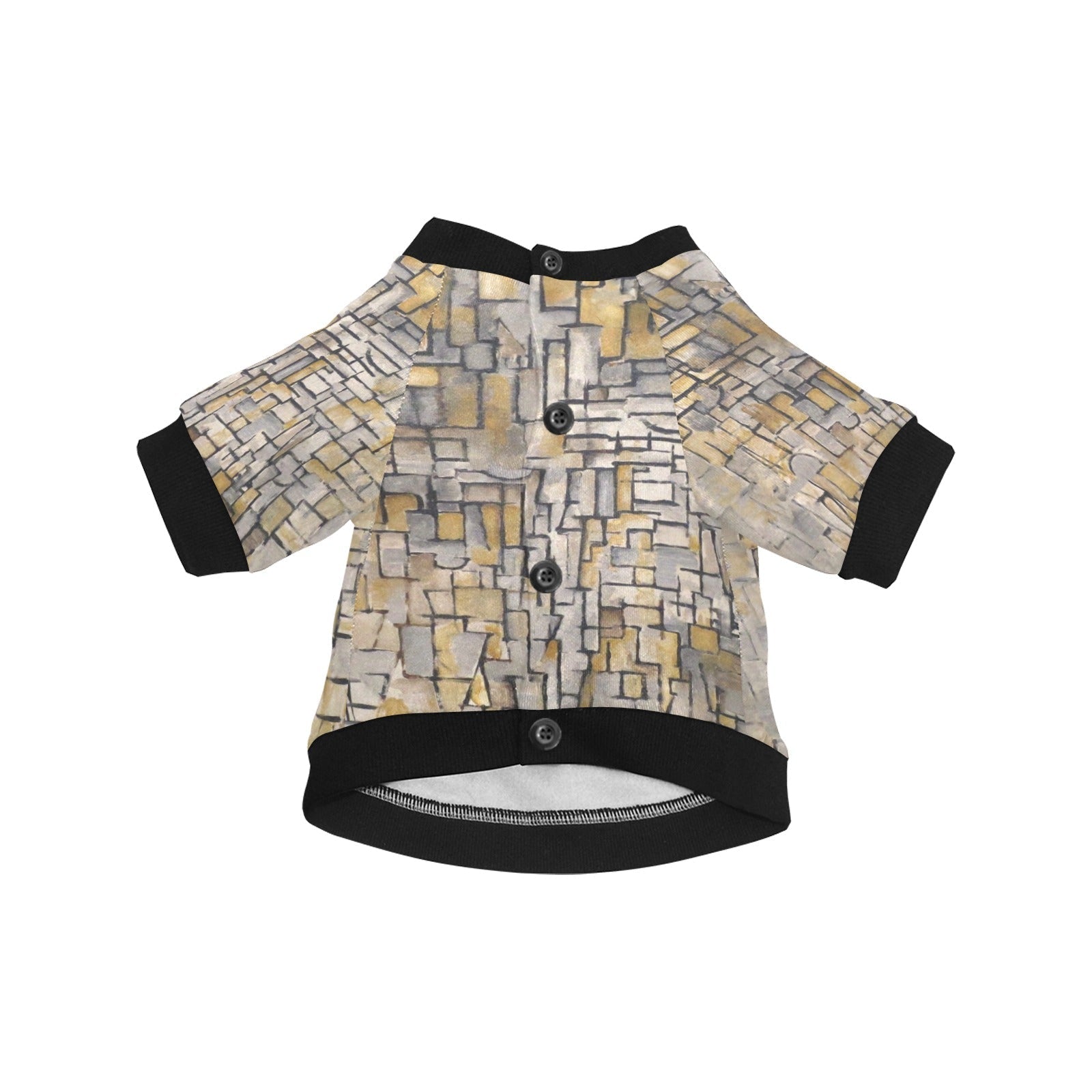 Pet Apparel Mondrian Tableau No Composition No VII Round main product image for dogs and cats