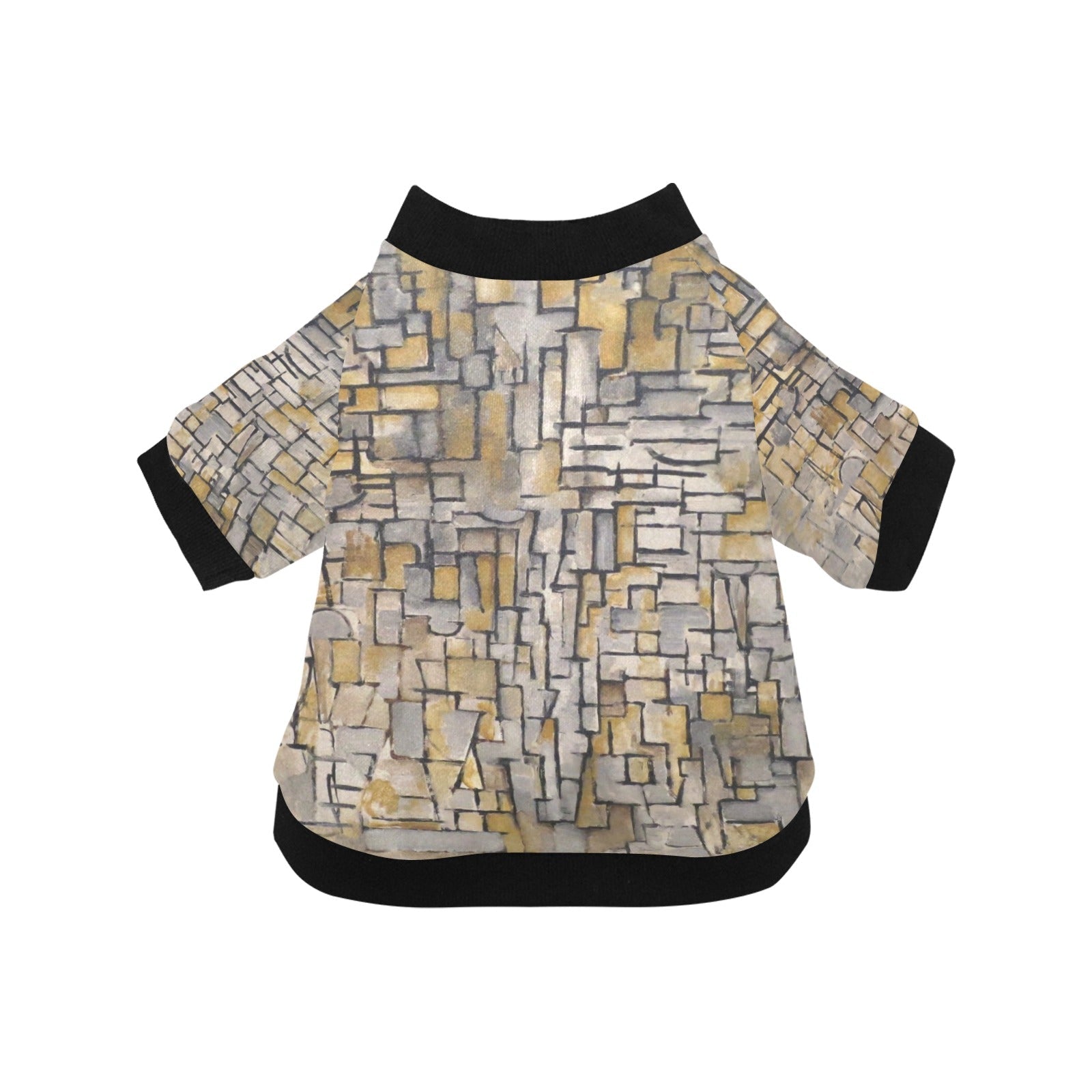 Pet Apparel Mondrian Tableau No Composition No VII Round main product image for dogs and cats