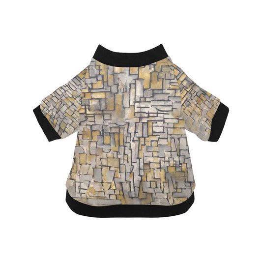 Pet Apparel Mondrian Tableau No Composition No VII Round main product image for dogs and cats
