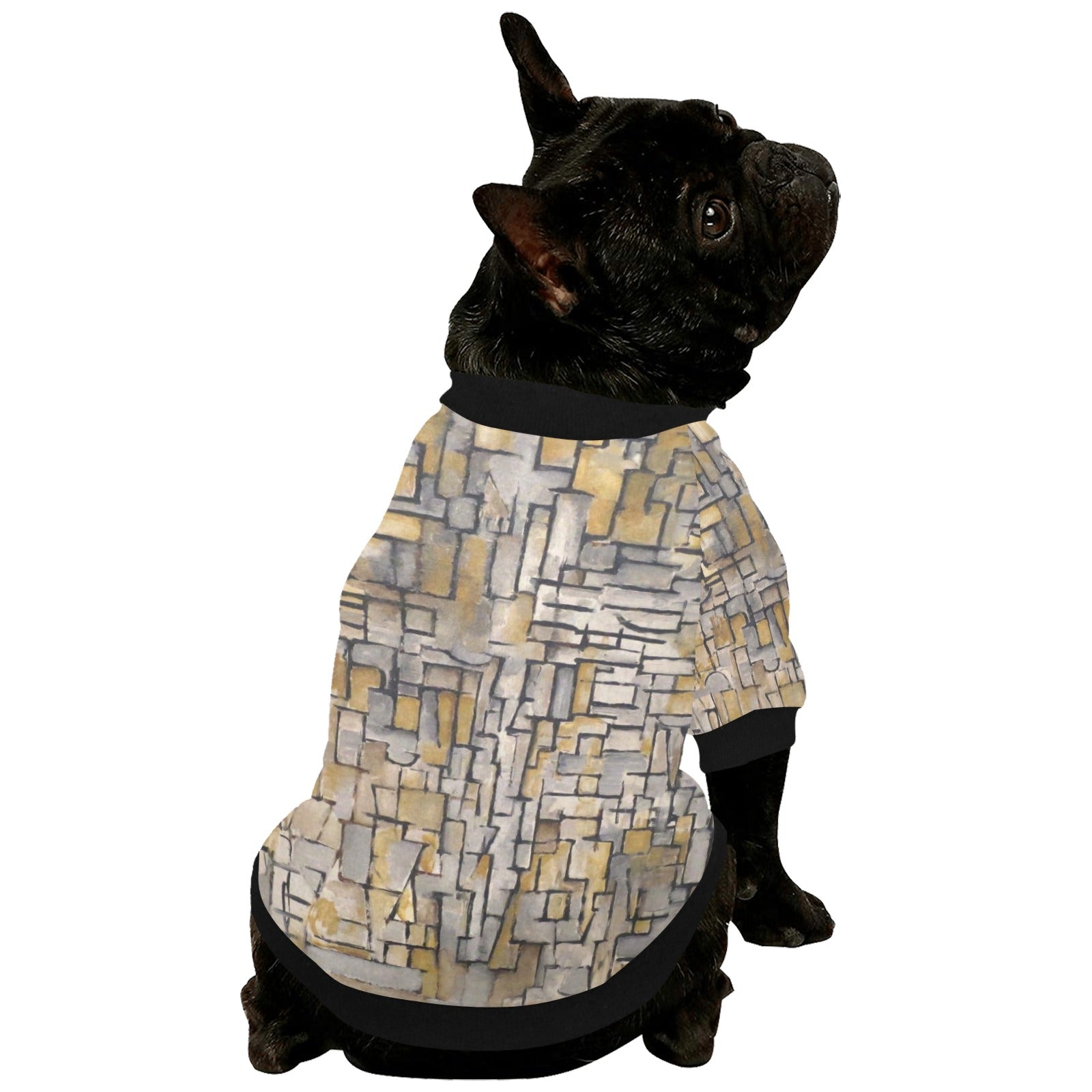 Pet Apparel Mondrian Tableau No Composition No VII Round main product image for dogs and cats
