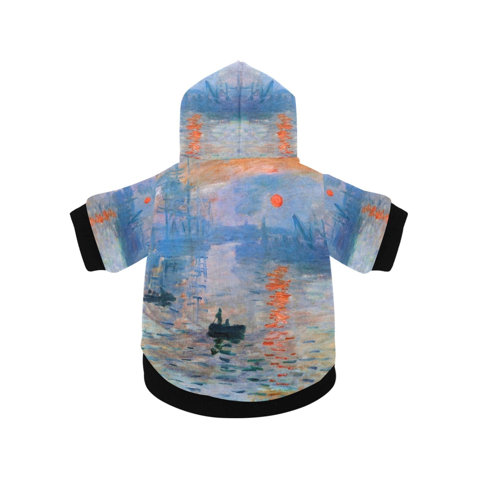 Pet Apparel Monet Impression Sunrise Button Hoodie l main product image for dogs and cats