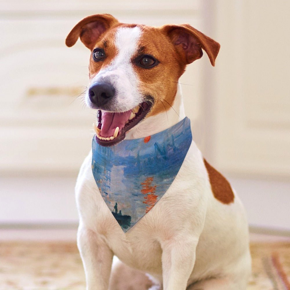 Pet Supply Monet Impression Sunrise Scarf for Daily Use main product image for dogs and cats