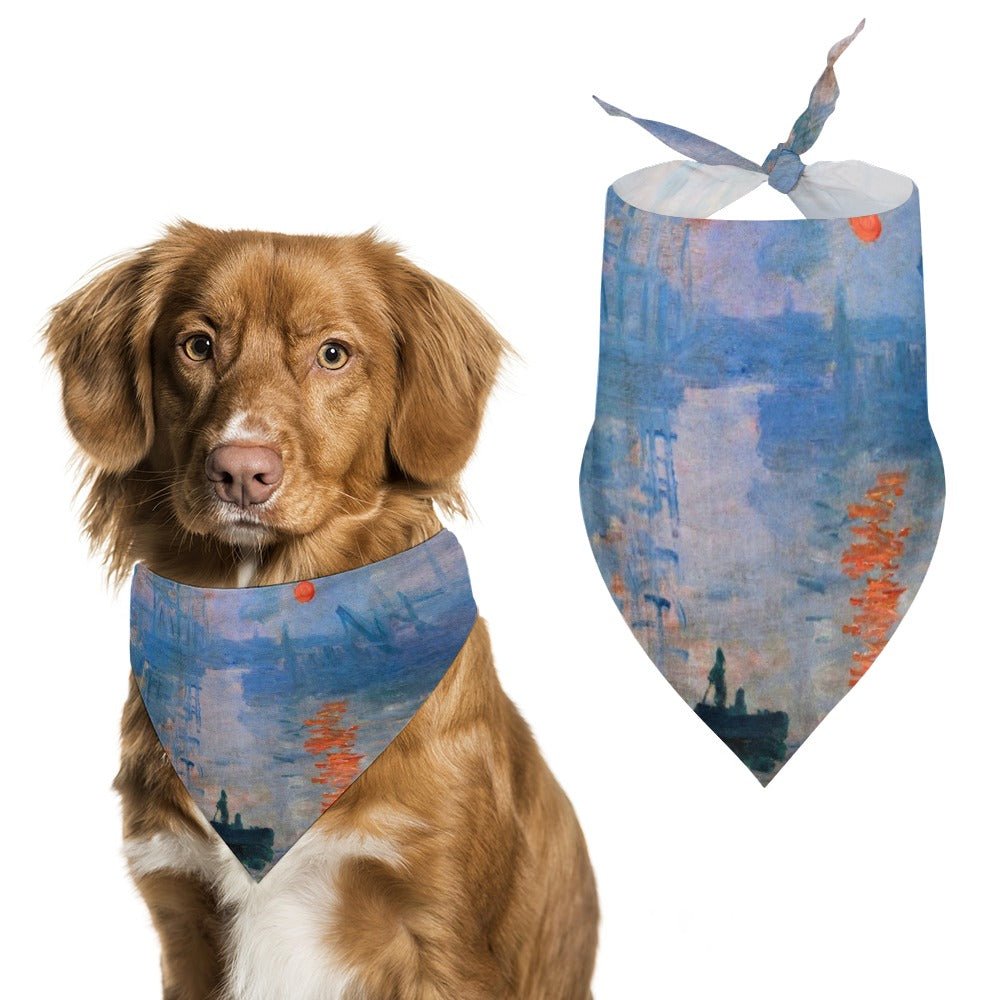 Pet Supply Monet Impression Sunrise Scarf for Daily Use main product image for dogs and cats