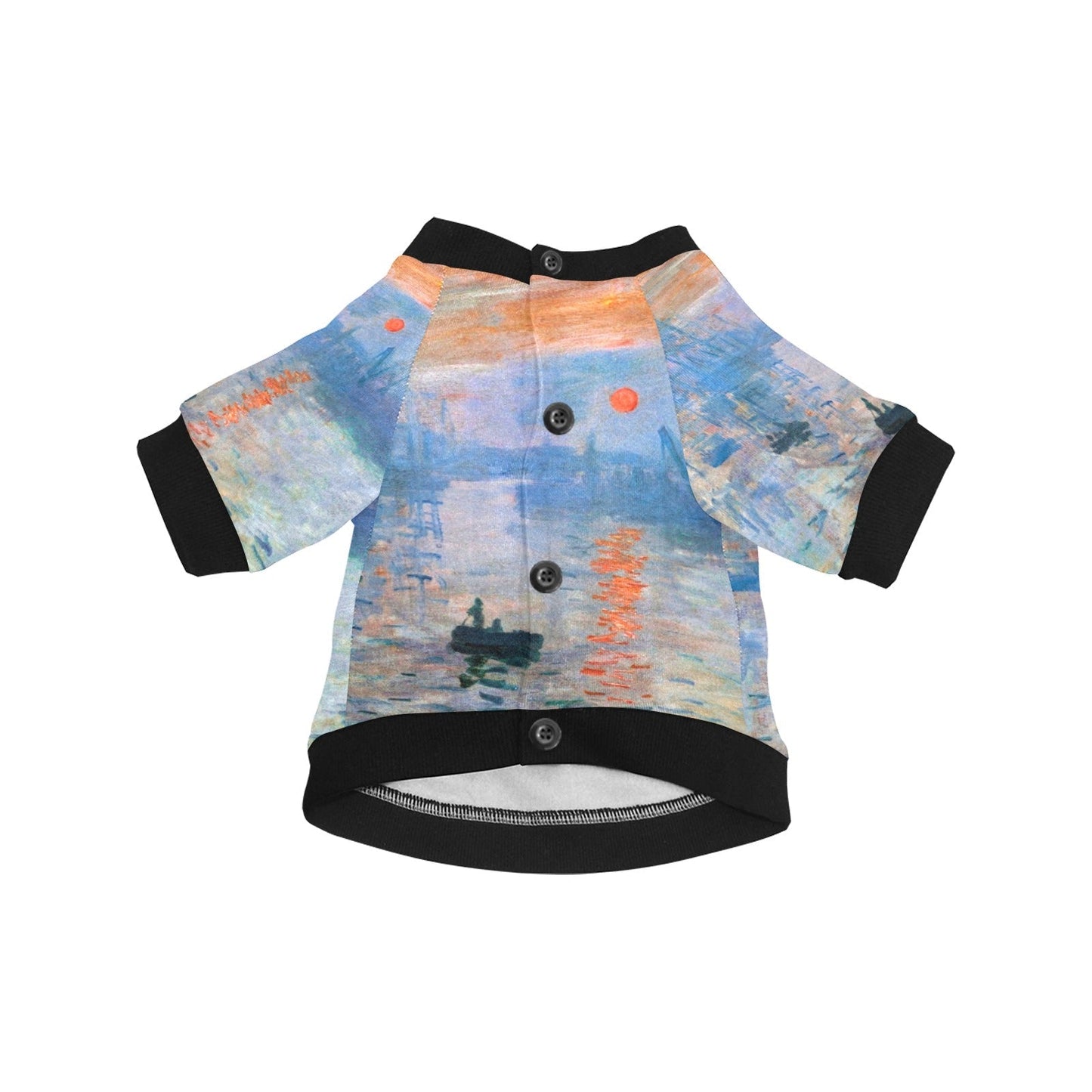 Pet Apparel Monet Impression Sunrise Round Neck Shirt t main product image for dogs and cats