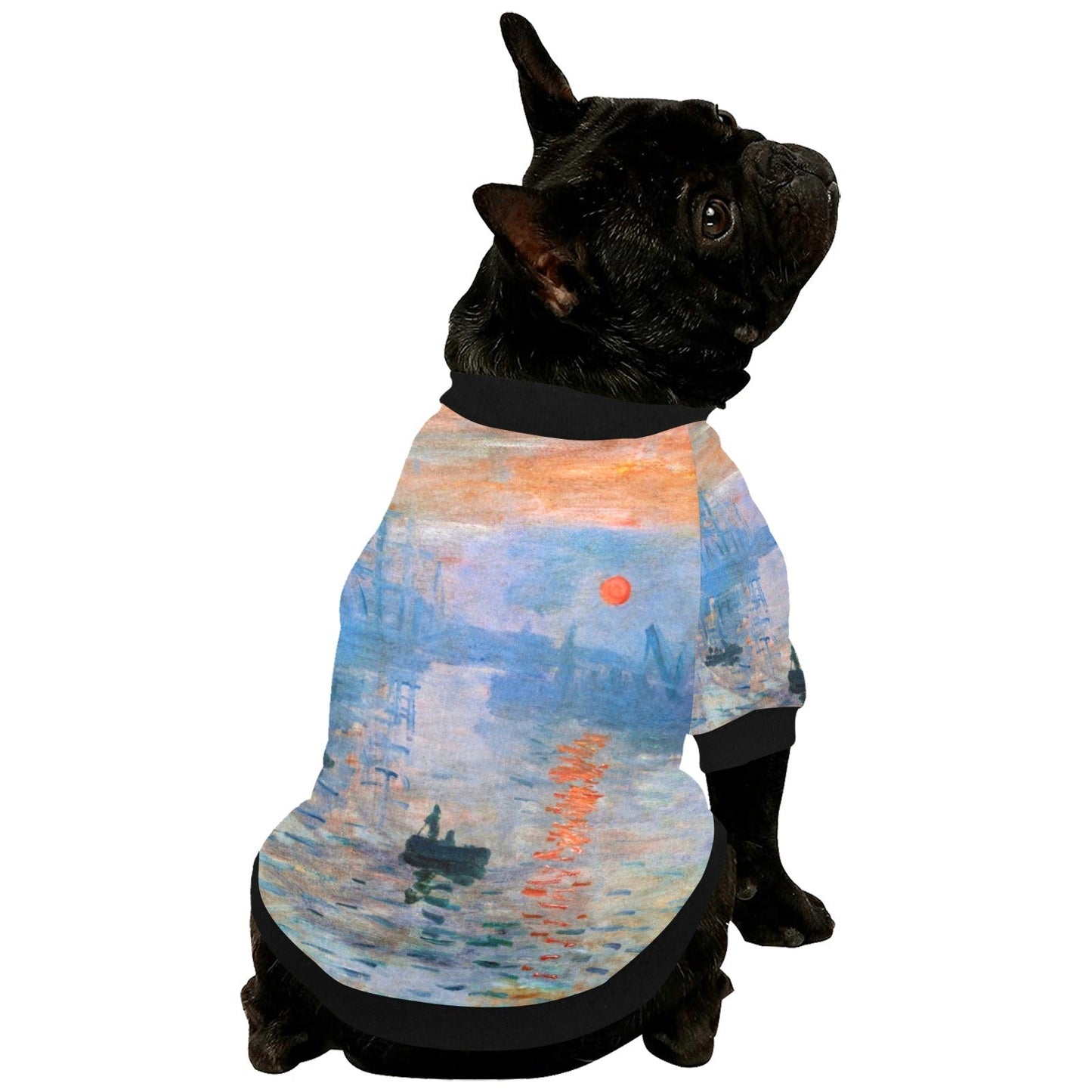 Pet Apparel Monet Impression Sunrise Round Neck Shirt t main product image for dogs and cats