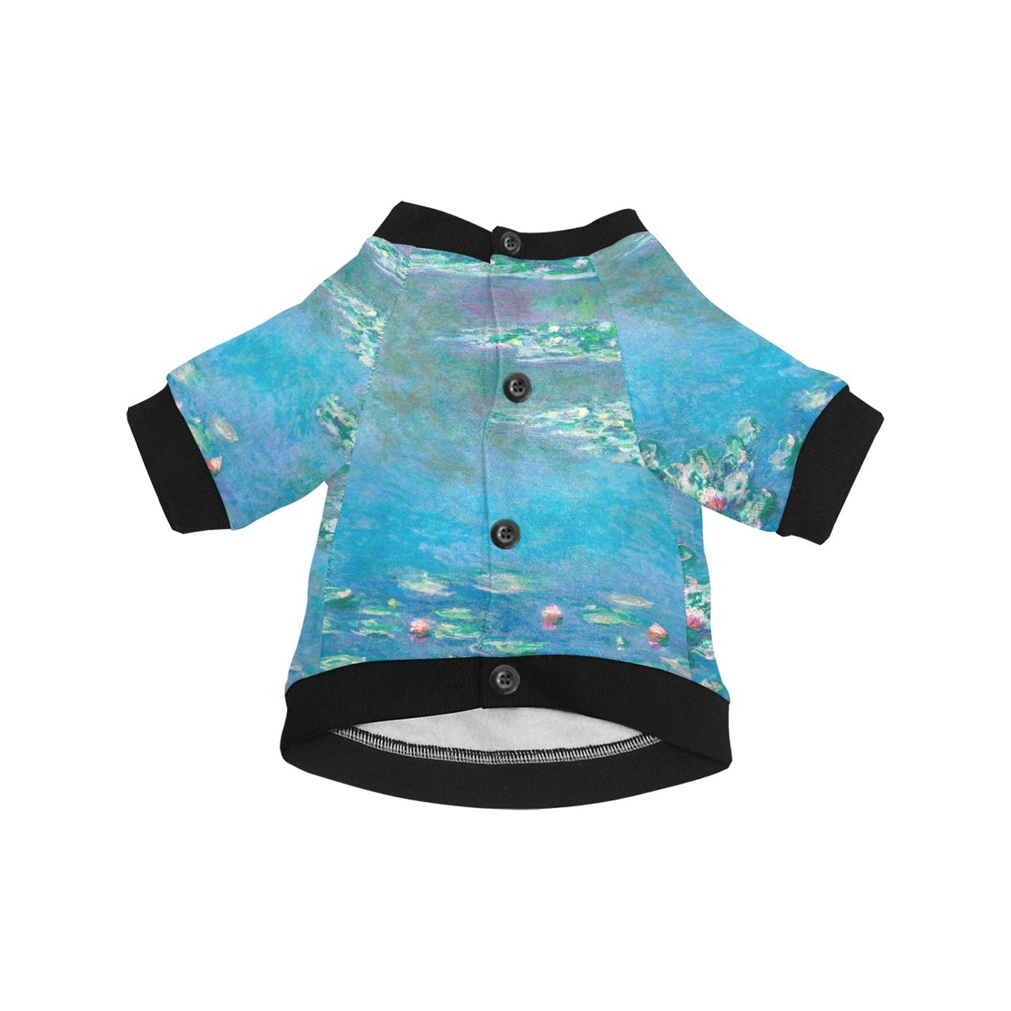 Pet Apparel Monet Water Lilies Round Neck Shirt for Comfort main product image for dogs and cats