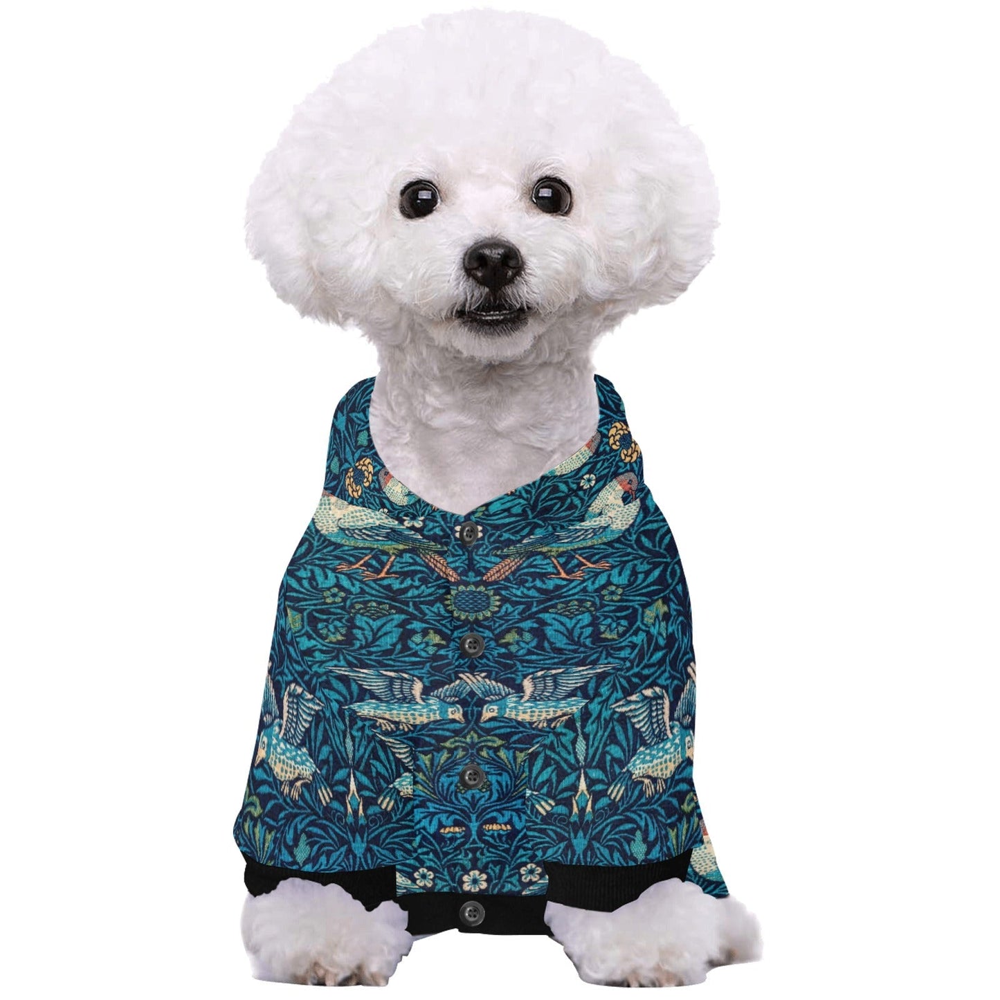 Pet Apparel Morris Bird Button Hoodie for Daily Use main product image for dogs and cats