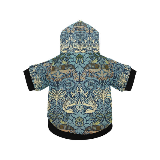Pet Apparel Morris Peacock and Dragon Button Hoodie main product image for dogs and cats