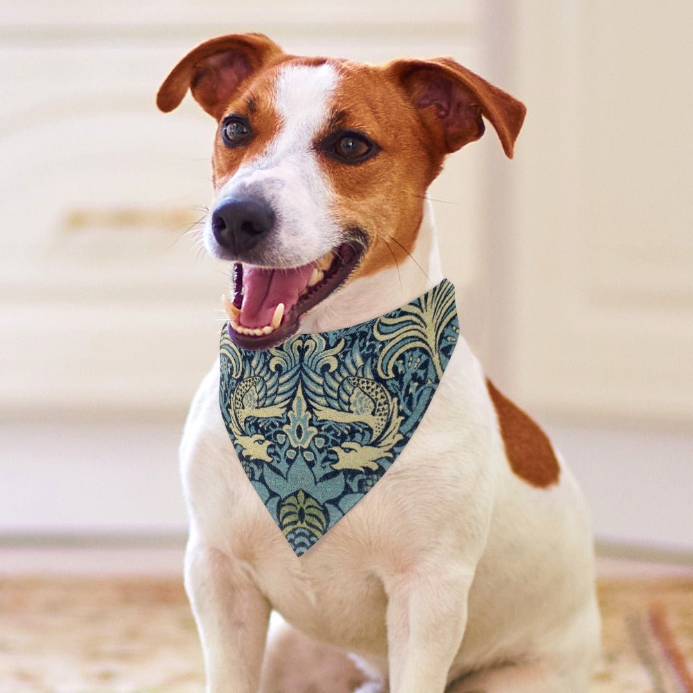 Pet Supply Morris Peacock and Dragon Scarf for Daily Use main product image for dogs and cats